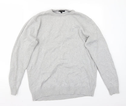 Easy Mens Grey   Pullover Jumper Size L