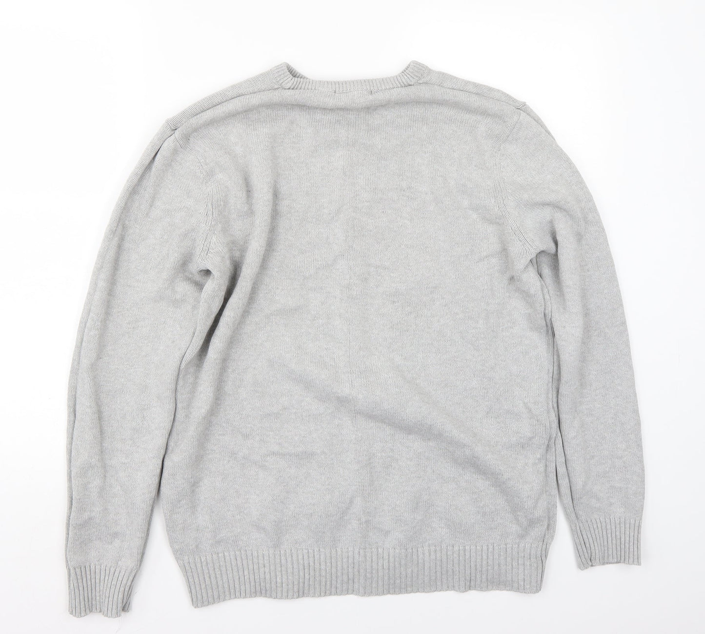 Easy Mens Grey   Pullover Jumper Size L