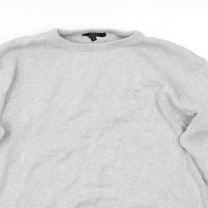 Easy Mens Grey   Pullover Jumper Size L