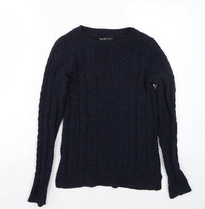 Roman Womens Blue   Pullover Jumper Size S