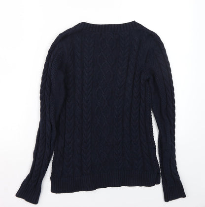 Roman Womens Blue   Pullover Jumper Size S