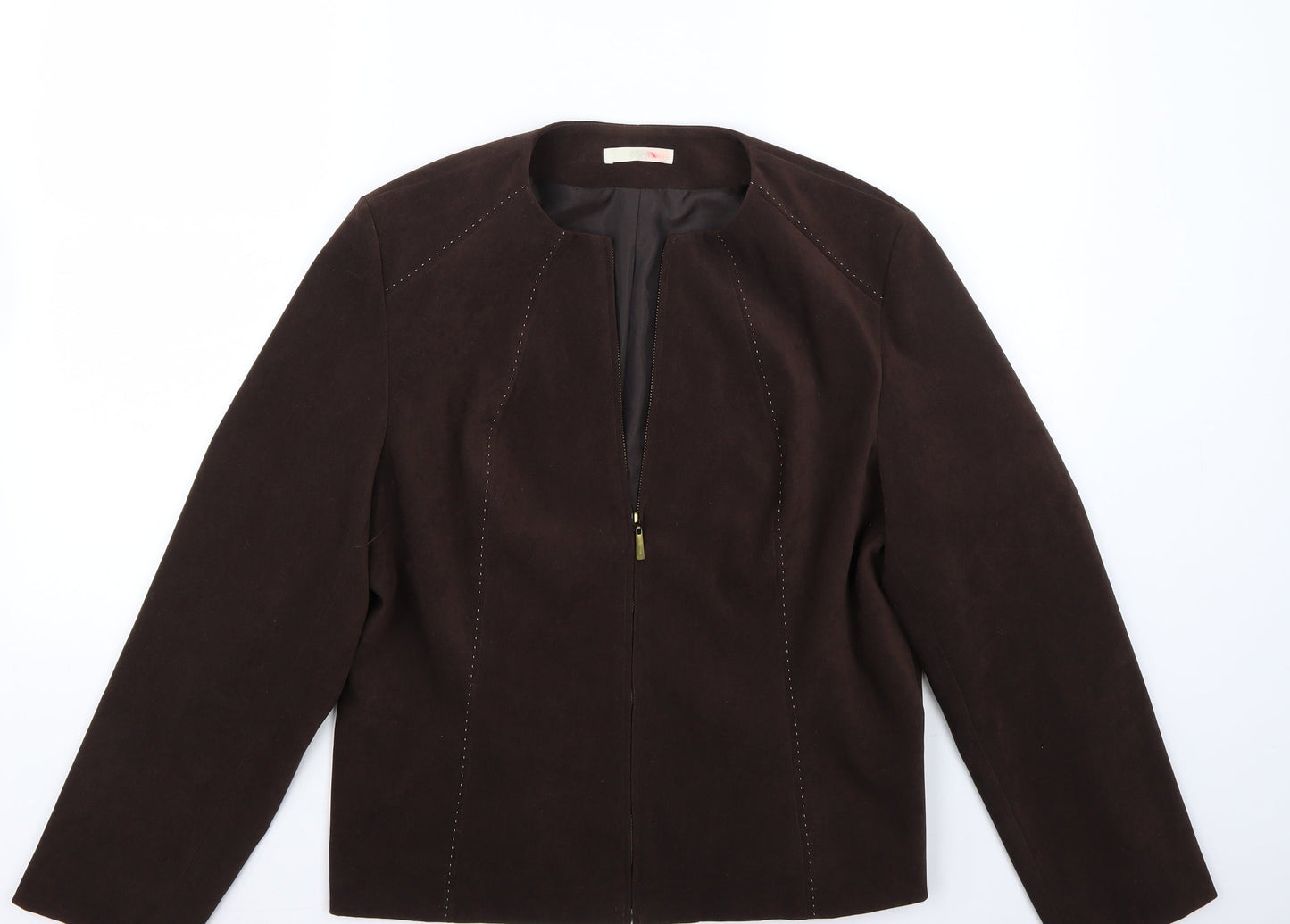Womens UK Size 16 Marks and Spencer Brown Jacket
