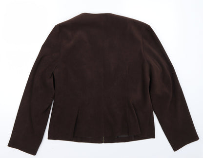 Womens UK Size 16 Marks and Spencer Brown Jacket