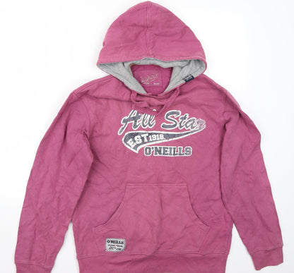 ALL STARS Womens Purple   Pullover Hoodie Size S