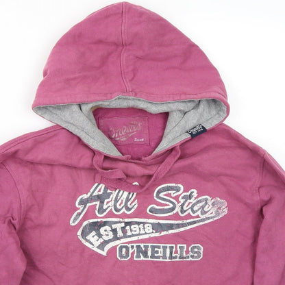 ALL STARS Womens Purple   Pullover Hoodie Size S