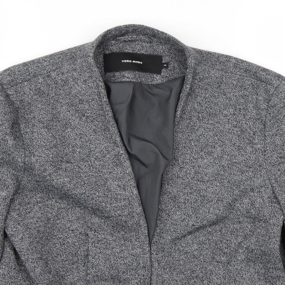 Womens UK Size 12 VERO MODA Regular Grey Blazer