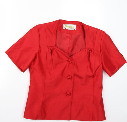 Womens UK Size 14 Roman Red Jacket