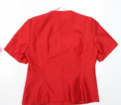 Womens UK Size 14 Roman Red Jacket