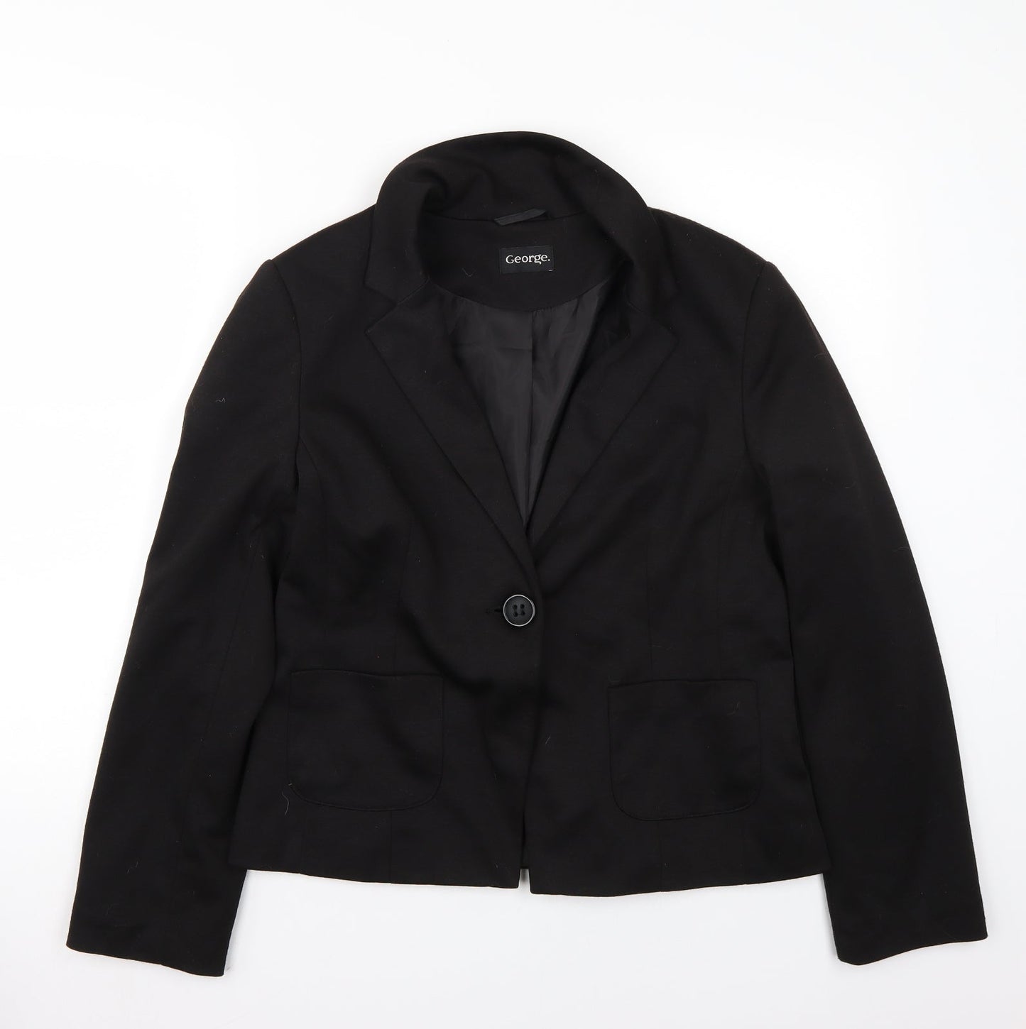 George Womens Black   Jacket Blazer Size 14
