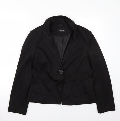 George Womens Black   Jacket Blazer Size 14