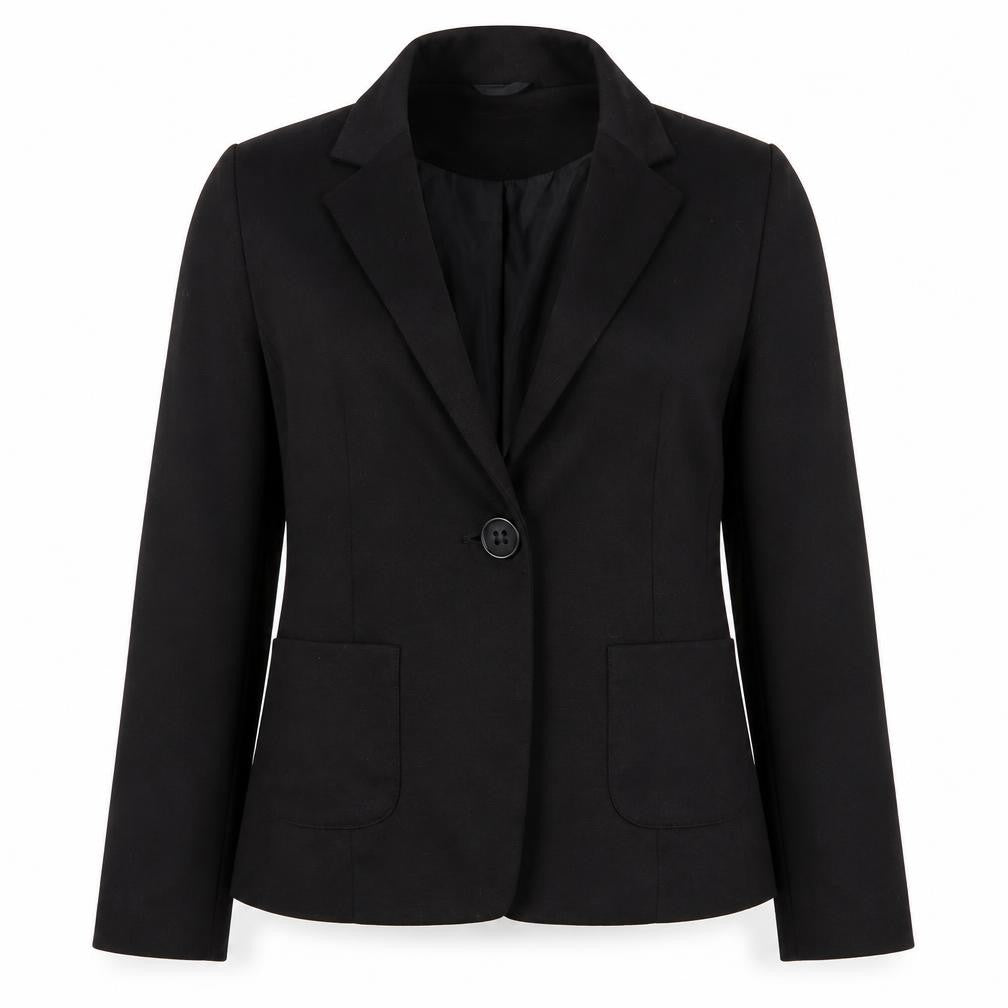 Womens UK Size 14 George Regular Black Blazer