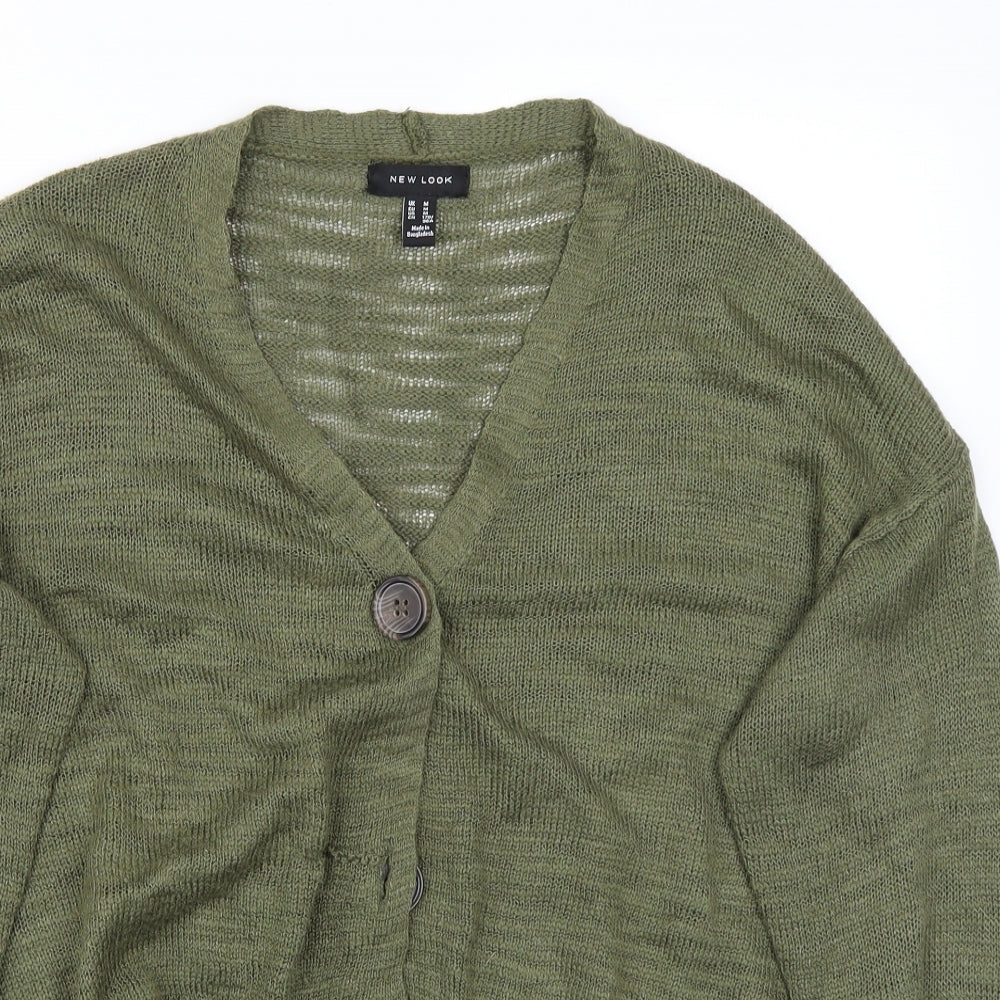 New Look Womens Green   Pullover Jumper Size M