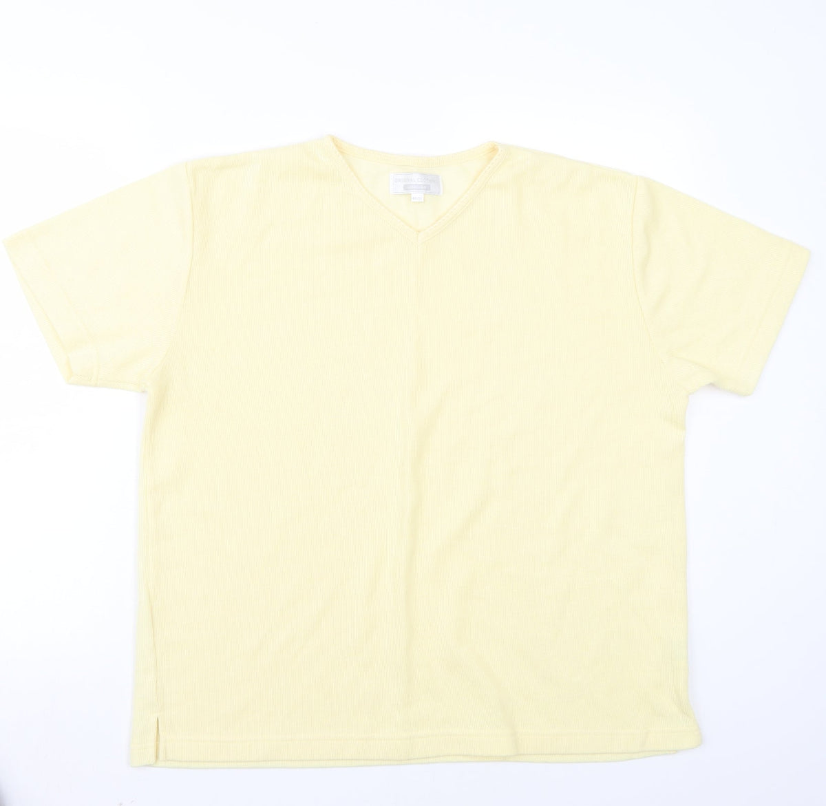 Original clothing  Womens Yellow   Basic T-Shirt Size 14
