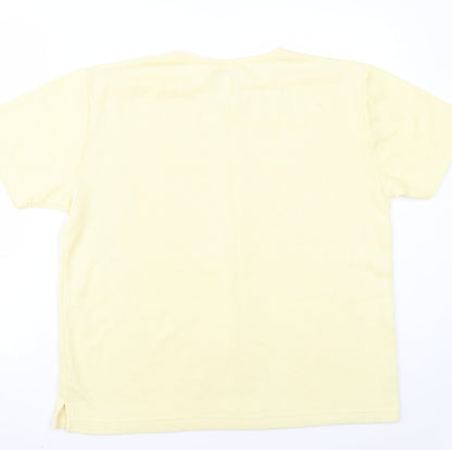 Original clothing  Womens Yellow   Basic T-Shirt Size 14