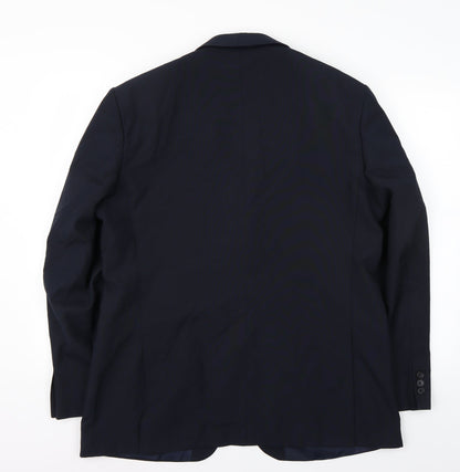 Marks and Spencer Womens Blue   Jacket Suit Jacket Size 42