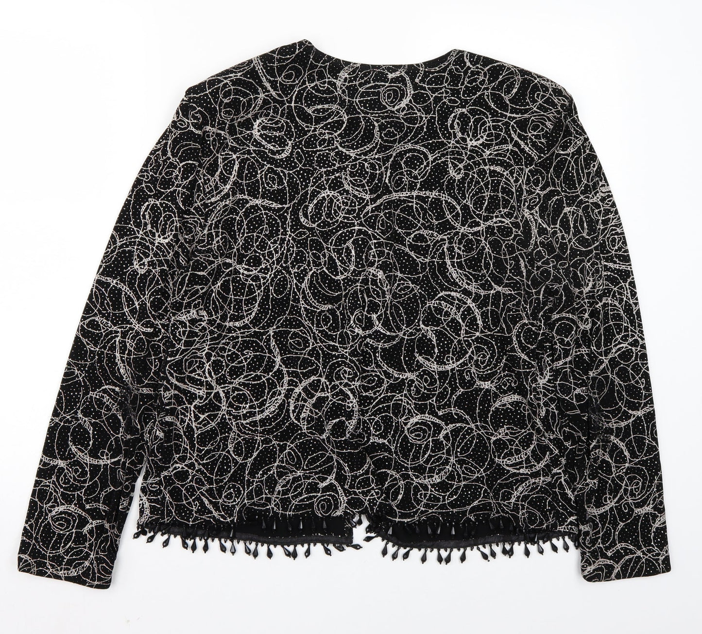 MSK Womens Black   Cardigan Jumper Size L