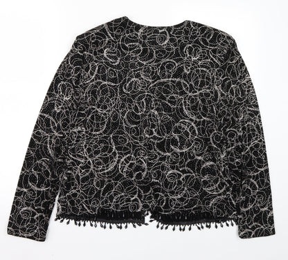 MSK Womens Black   Cardigan Jumper Size L