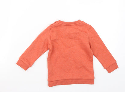 F&F Baby Orange   Pullover Jumper Size 6-9 Months