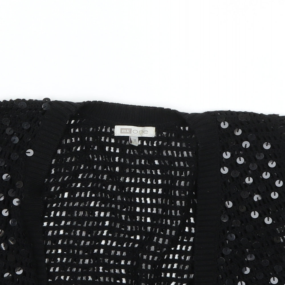 Mk one Womens Black   Cardigan Jumper Size 12