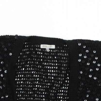 Mk one Womens Black   Cardigan Jumper Size 12