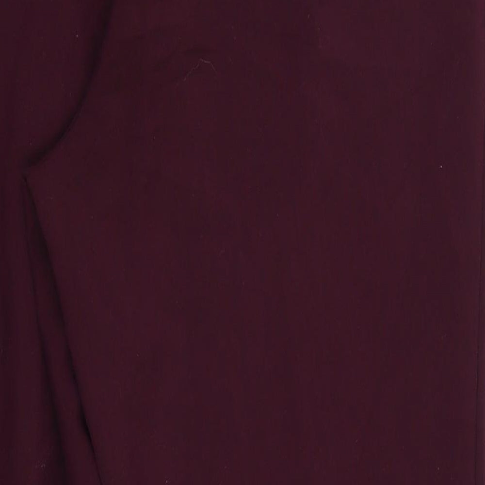 Classics Womens Purple   Trousers  Size 14 L27 in