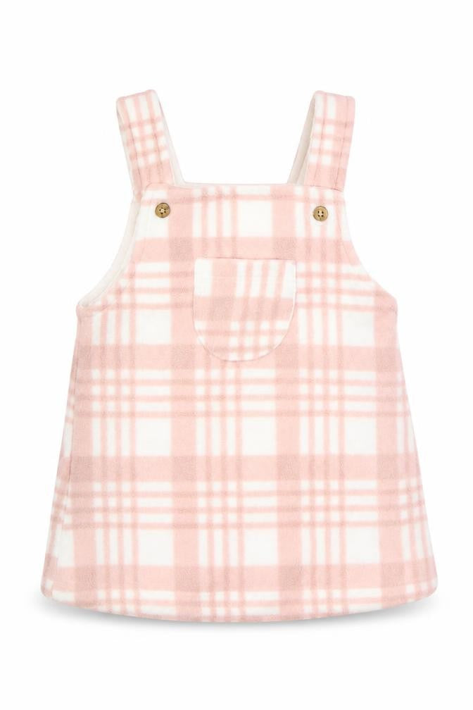 Front view of George girls’ pink a-line, size 0-3, months