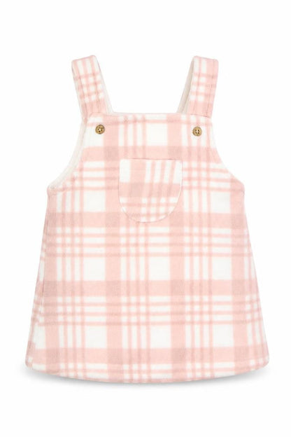 Front view of George girls’ pink a-line, size 0-3, months
