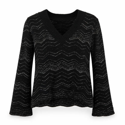 Select Womens Black   Pullover Jumper Size M