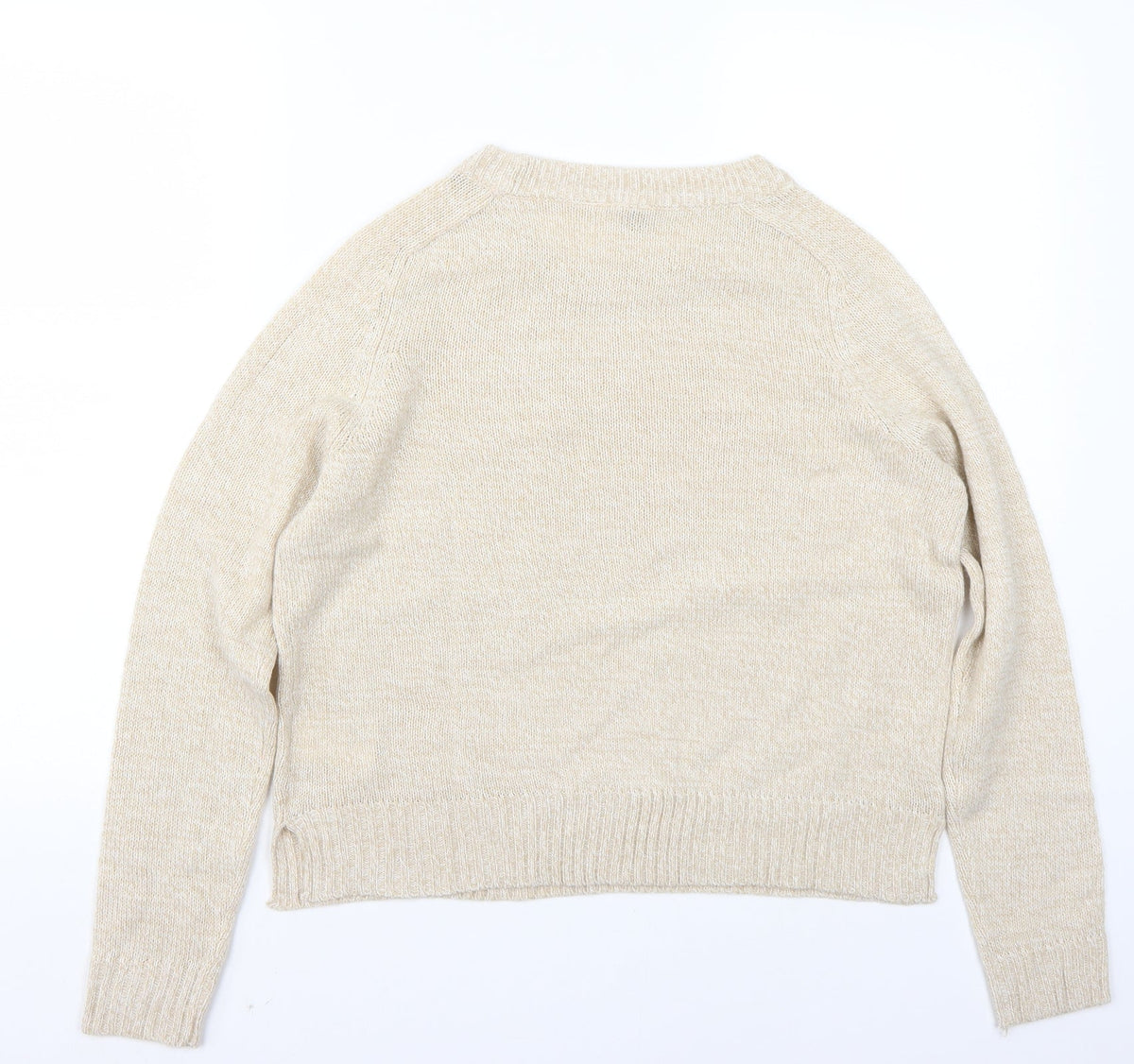 H&M Womens Beige   Pullover Jumper Size S