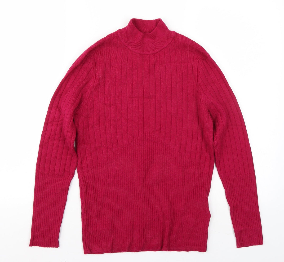 Marks & Spencer Womens Pink  Rayon Pullover Jumper Size 12