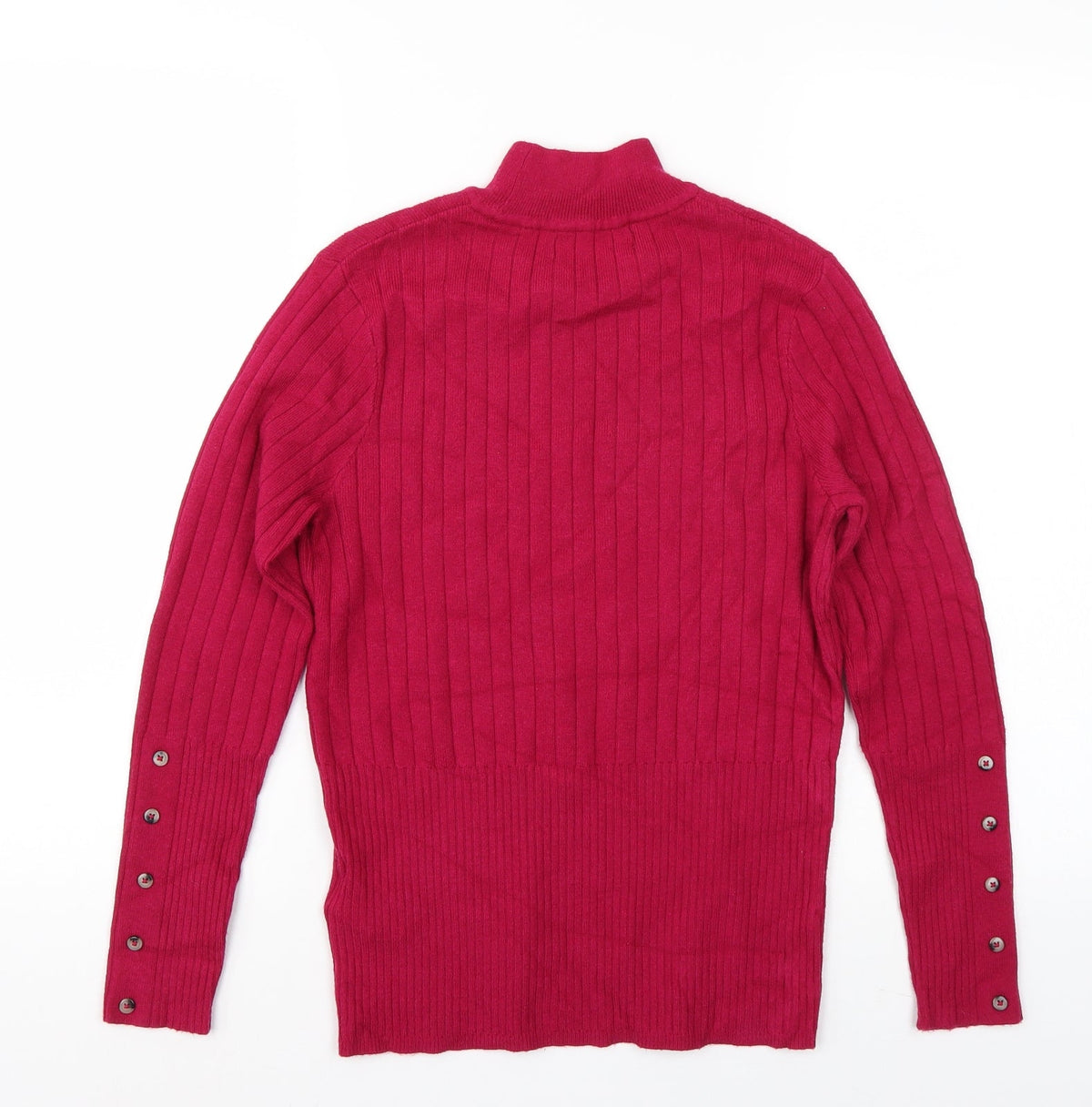 Marks & Spencer Womens Pink  Rayon Pullover Jumper Size 12
