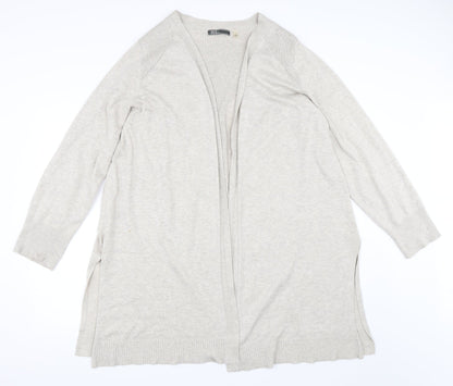 89th & Madison Womens Beige   Cardigan Jumper Size XL