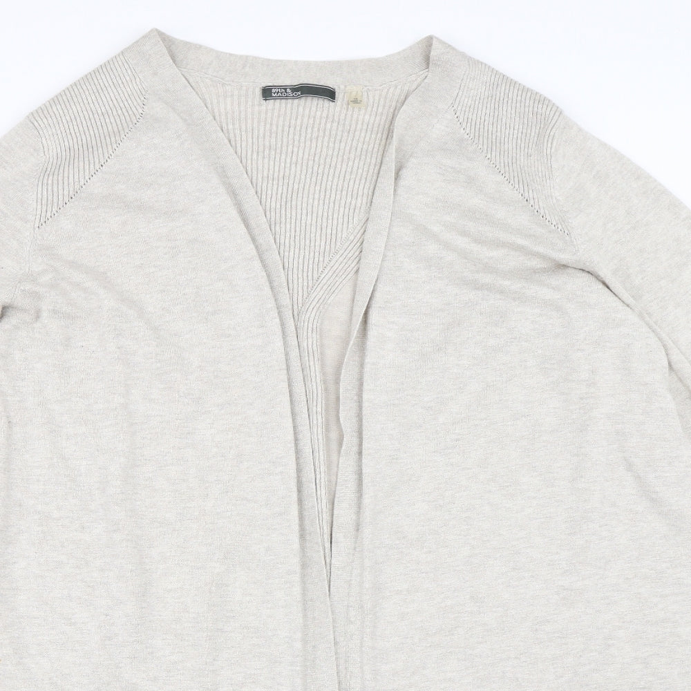 89th & Madison Womens Beige   Cardigan Jumper Size XL
