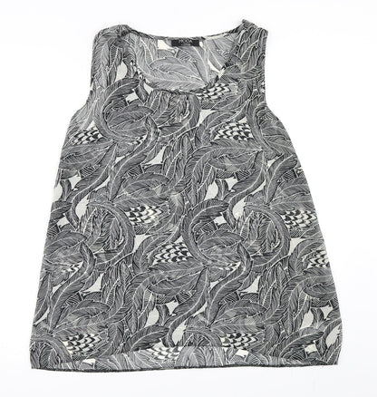 George Womens Black   Basic Blouse Size 12