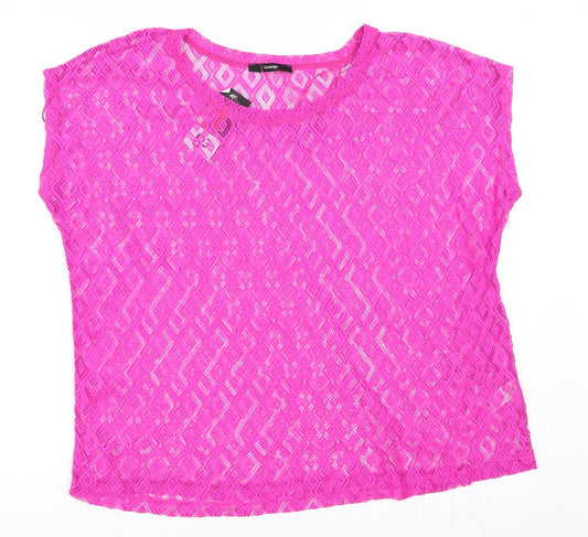 George Womens Pink   Basic T-Shirt Size 14