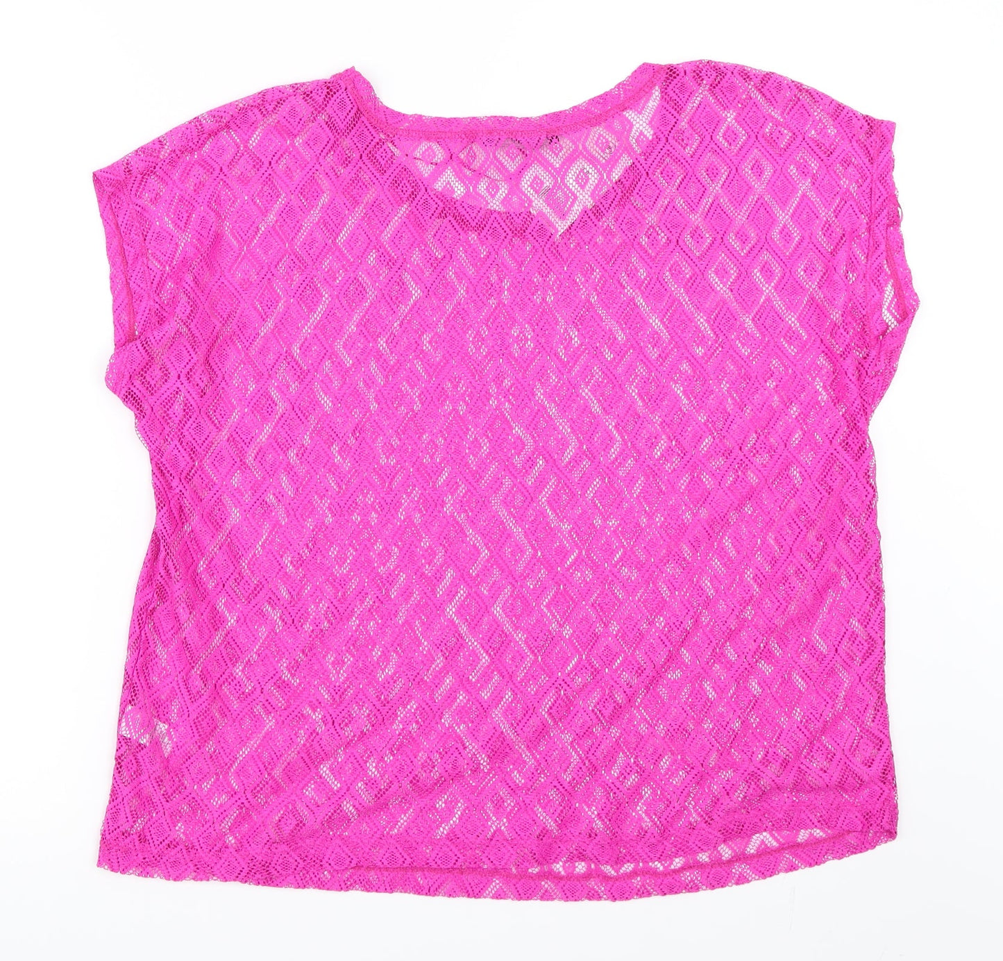 George Womens Pink   Basic T-Shirt Size 14