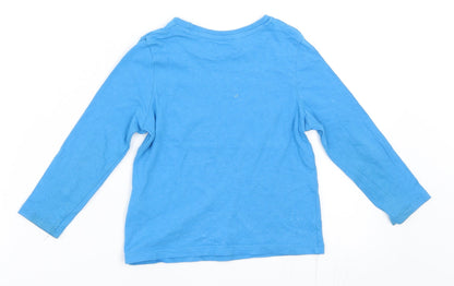 Pep&Co Boys Blue   Basic T-Shirt Size 18-24 Months  - brother
