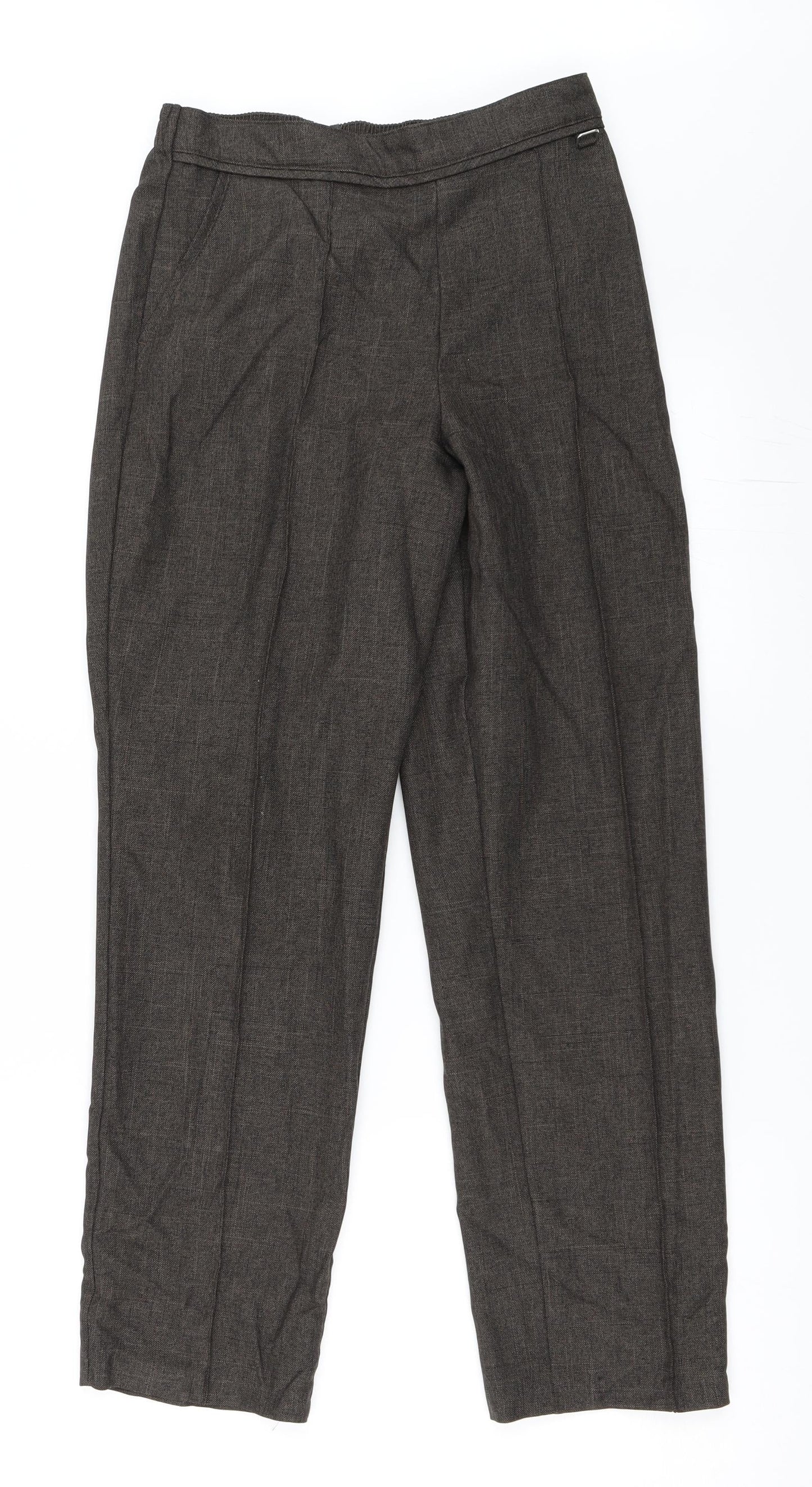 Womens UK Size 8 Marks and Spencer Regular Fit  Brown Trousers