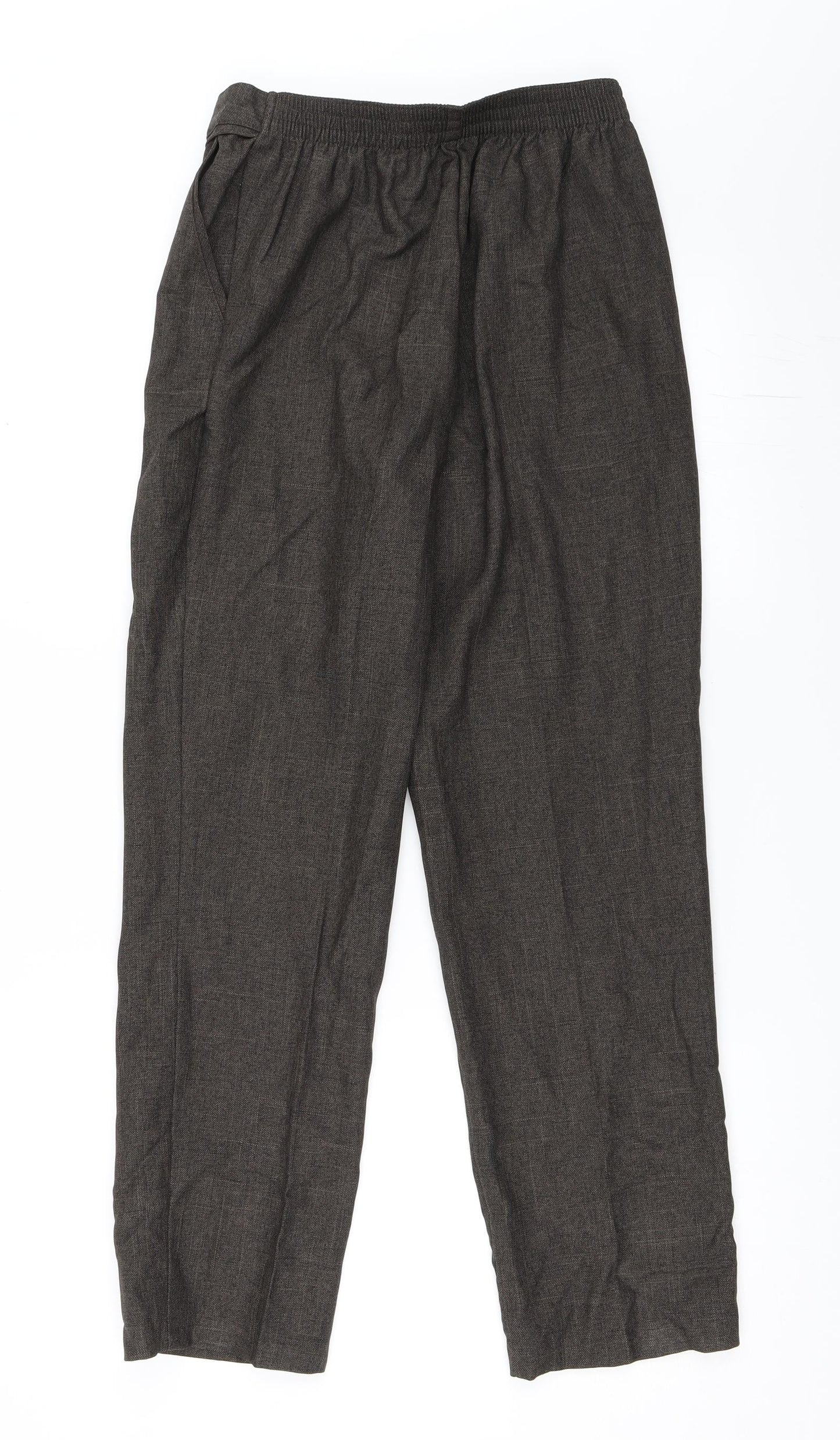 Womens UK Size 8 Marks and Spencer Regular Fit  Brown Trousers