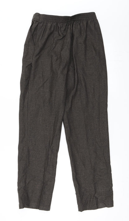 Womens UK Size 8 Marks and Spencer Regular Fit  Brown Trousers