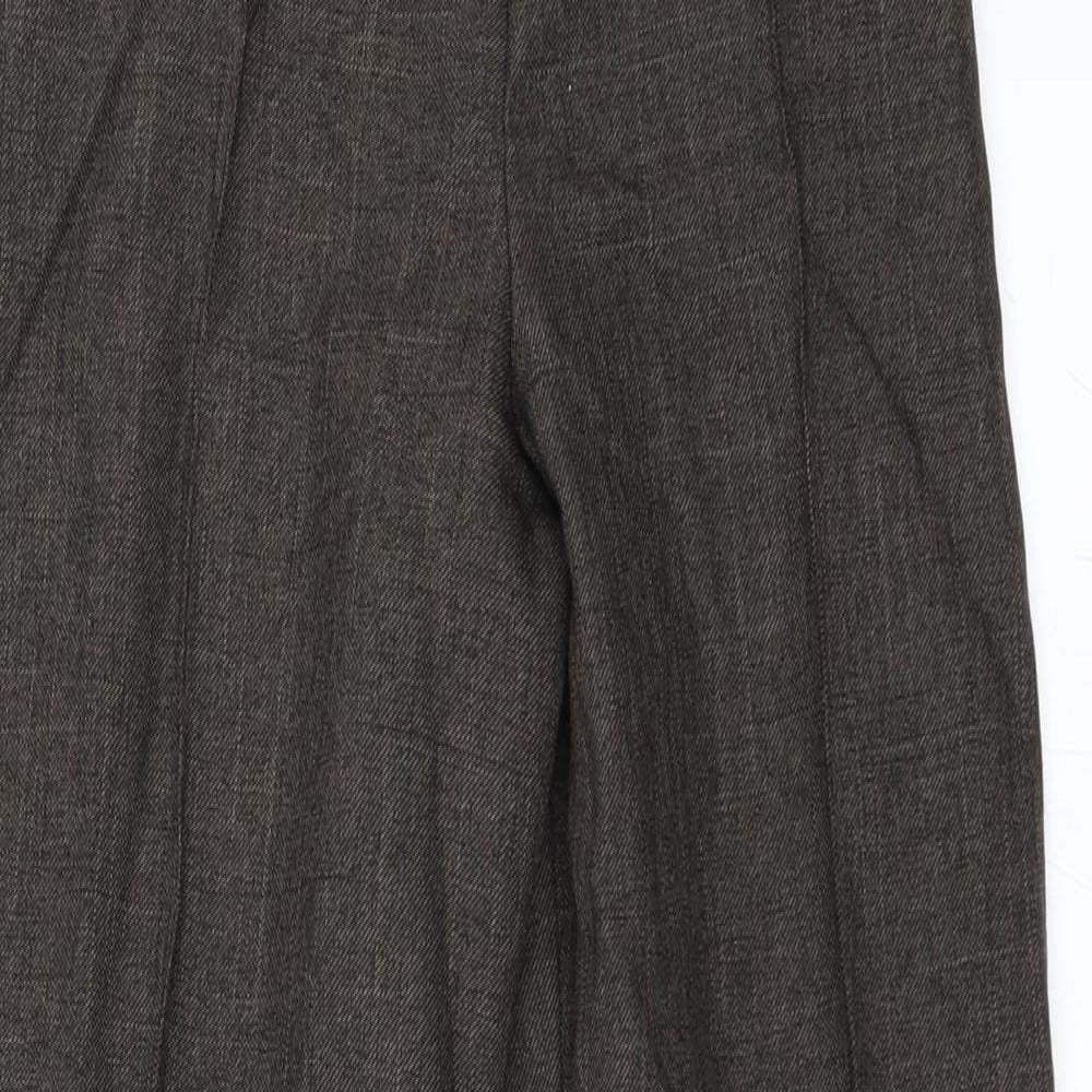 Womens UK Size 8 Marks and Spencer Regular Fit  Brown Trousers
