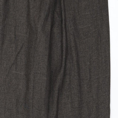 Womens UK Size 8 Marks and Spencer Regular Fit  Brown Trousers