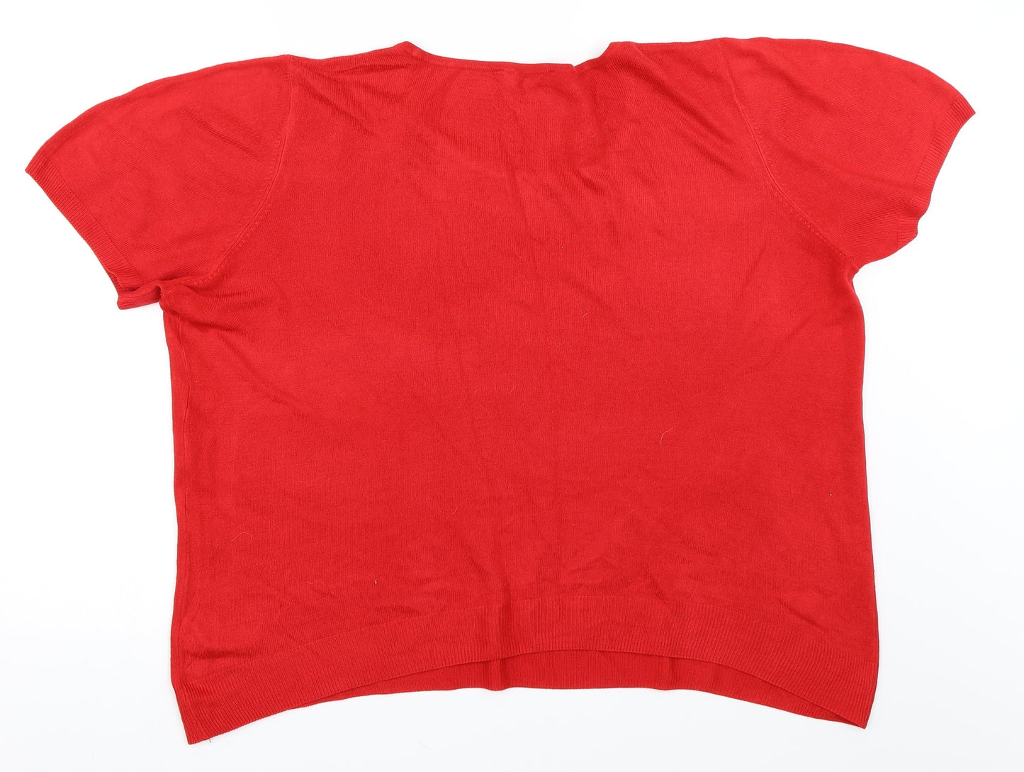 BHS Womens Red   Pullover Jumper Size 20