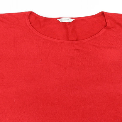 BHS Womens Red   Pullover Jumper Size 20