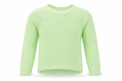 Preworn Girls Green   Pullover Jumper Size 10 Years