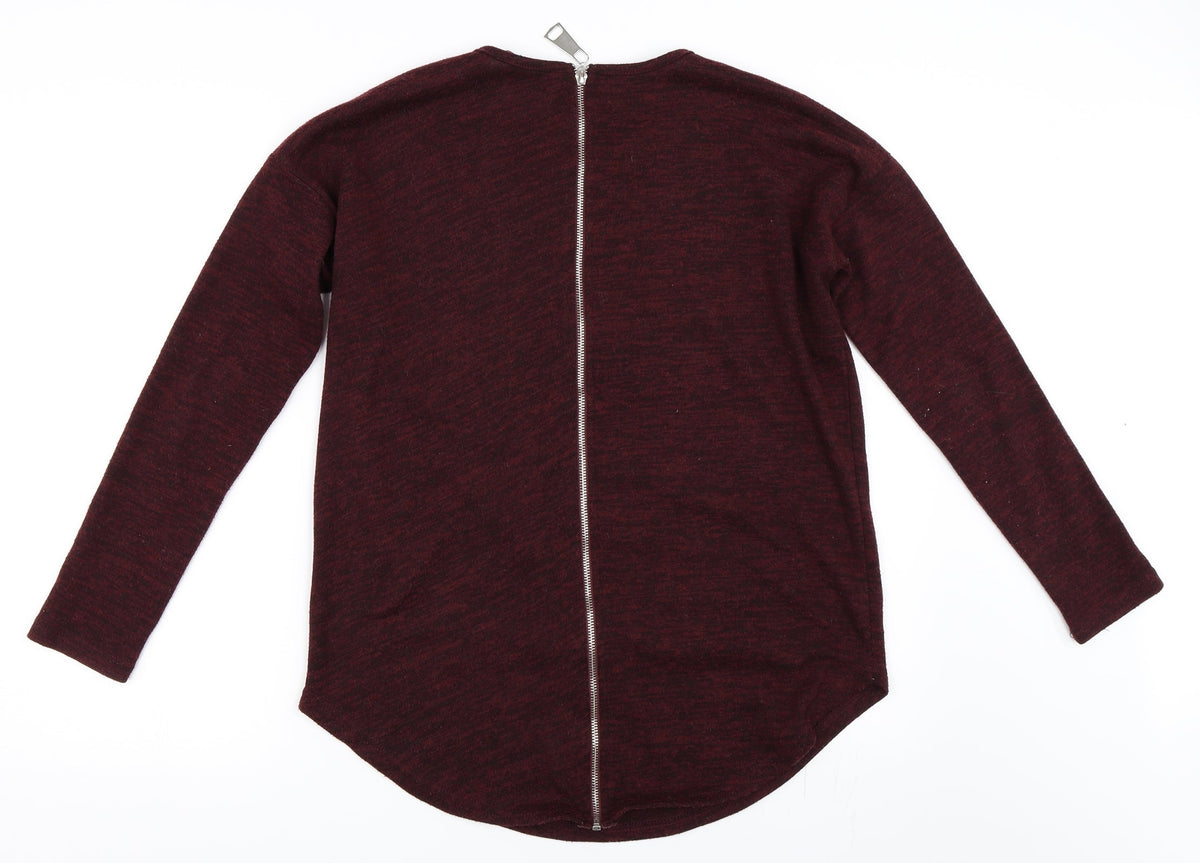 New Look Womens Red   Pullover Jumper Size S