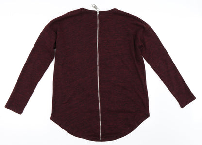 New Look Womens Red   Pullover Jumper Size S