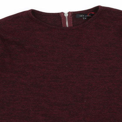 New Look Womens Red   Pullover Jumper Size S