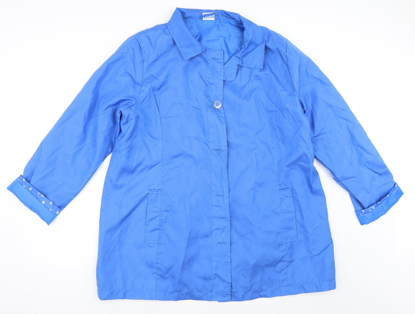 Womens UK Size L Anne De Lancay Blue Jacket