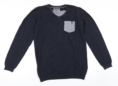 House Mens Blue   Pullover Jumper Size S